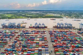 Port de Tan Cang - Cat Lai, l'un des deux "ports verts" de Saigon Newport Corporation. Photo: saigonnewport.com.vn