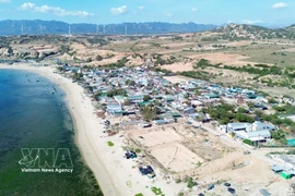 Situé dans la commune de Phuoc Dinh, le projet de centrale nucléaire de Ninh Thuân 1 couvrira une superficie de 883,68 ha, dont 443,11 ha terrestres et 440,57 ha maritimes dans la commune de Phuoc Dinh. Photo: VNA