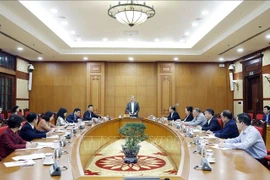 Vue d’ensemble de la réunion, à Hanoi, le 3 décembre. Photo : VNA