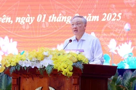 Le vice-Premier ministre permanent Nguyên Hoa Binh, président du Conseil consultatif d’amnistie 2025. Photo : VNA