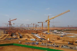 Le chantier de l'aéroport de Long Thành, à Dông Nai (Sud). Photo : VNA