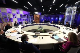 Le président russe Vladimir Poutine prononce un discours lors de la Semaine mondiale de l’énergie atomique. Photo : VNA