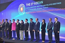 Délégués participant à la 5e réunion des ministres du Numérique de l’ASEAN (ADGMIN), à Bangkok, en Thaïlande. Photo: viettimes.vn