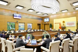 Vue d'ensemble de la conférence, à Hanoi, le 26 février. Photo: VNA