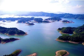 Vue aérienne du parc national de Vu Quang. Photo: dantri.com.vn