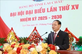 Le nouveau secrétaire du Comité du Parti de la province de Lai Châu, Lê Minh Ngân. Photo : VNA
