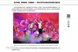 Selon l’article de l’Agence de presse chinoise Xinhua, 2025 marque le 75e anniversaire des relations sino-vietnamiennes et est l’Année 2025 des échanges humanistes Vietnam-Chine. Photo: VNA