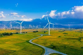 Un parc éolien dans la province de Khanh Hoa. Photo : tapchicongthuong.vn