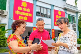 Dans un premier temps, la ville de Hanoi a sélectionné deux communes voisines de Phuc Thinh et Thu Lâm pour mettre en œuvre le modèle simultanément. Photo: VNA