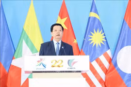 Le vice-Premier ministre Mai Van Chinh s’exprime en ouverture de la 22e Exposition Chine-ASEAN (CAEXPO) et du Sommet Chine-ASEAN sur le commerce et l’investissement (CABIS). Photo : VNA
