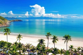 La beauté de la plage de Hô Tràm. Photo: CTV