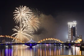 Dà Nang illuminée par de magnifiques spectacles pyrotechniques. Photo: VNA