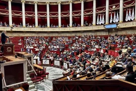 Cérémonie d'ouverture de la session de la 50e de l’Assemblée parlementaire de la Francophonie (APF), à Paris, le 12 juillet. Photo : VNA