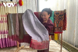 Néang Chanh Da Ty, la cheffe de la coopérative. Photo: VOV