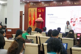 Vue de l'atelier « Coordination pour promouvoir des modèles d'éducation inclusive pour les élèves handicapés au Vietnam ». Photo: vjst.vn