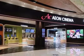 Un cinéma d'Aeon Entertainment dans la préfecture de Toyama, au Japon. L'entreprise vise à posséder 21 salles de cinéma au Vietnam d’ici 2030. Photo : gracieuseté de Nikkei Asia