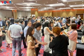  L'édition 2024 de «Tastin'France», à l'hôtel Grand Mercure, à Hanoi. Tastin France est un moment de rencontres professionnelles autours du vin, organisé par Business France. Photo: VNA