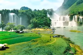 En aval de la cascade de Ban Giôc, à Cao Bang. Photo: hitour.vn
