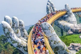 Le pont d’Or à Da Nang, l'un des ponts piéton les plus impressionnants au monde 