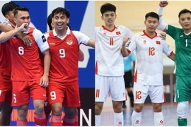 Le Vietnam contre l'Indonésie : les hôtes visent une première historique en futsal asiatique. Photo: VFF