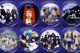 Les Golden Disc Awards sont l'une des plus grandes cérémonies de récompenses de la musique populaire en République de Corée. Photo : organisateurs