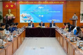 Conférence de presse sur le Festival de la saliculture du Vietnam. Photo : VNA