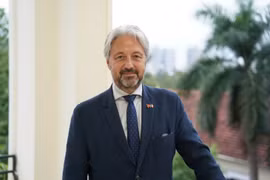 Éric Soulier, conseiller de coopération et d’action culturelle de l’Ambassade de France au Vietnam et directeur de l’Institut français du Vietnam. Photo: IFV