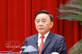 Le membre du Politburo et membre permanent du Secrétariat du Comité central du Parti communiste du Vietnam (PCV), Trân Câm Tu. Photo : VNA