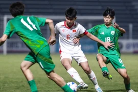 Le Vietnam s'impose sans coup férir face à Macao (Chine) lors de son quatrième match du groupe C des qualifications pour la Coupe d’Asie des moins de 17 ans de l’AFC 2026. Photo : VNA
