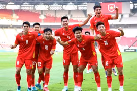 L'équipe vietnamienne des moins de 23 ans lors du Championnat des moins de 23 ans de l’ASEAN 2025. Photo : VFF