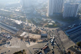 Le projet d’échangeur routier de An Phu, à Hô Chi Minh-Ville, comprendra un passage souterrain à double sens reliant l'autoroute Hô Chi Minh-Ville–Long Thành–Dâu Giây au boulevard Mai Chi Tho (côté tunnel de la rivière Saigon) et s'étendant jusqu'à l'intersection Mai Chi Tho–Dông Van Công. Photo : VNA
