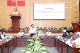 Vue de la rencontre de la communauté musulmane à Hô Chi Minh-Ville. Photo : VNA