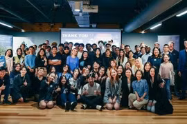 Des étudiants vietnamiens en Australie. Photo: VNA