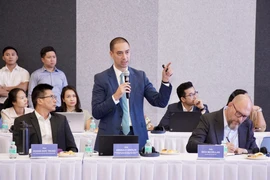 Vue de l’atelier de consultation sur la stratégie de développement du Centre financier international du Vietnam à Hô Chi Minh-Ville, le 28 janvier. Photo : VNA
