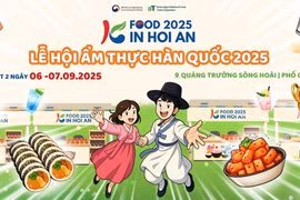 Le Salon K-food 2025, un événement culinaire mettant en vedette la gastronomie coréenne, promet de ravir les papilles dans la vieille ville de Hôi An. Photo : organisateurs