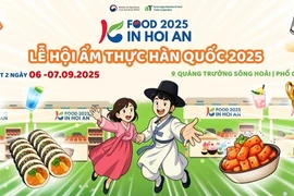 Le Salon K-food 2025, un événement culinaire mettant en vedette la gastronomie coréenne, promet de ravir les papilles dans la vieille ville de Hôi An. Photo : organisateurs