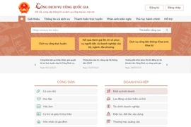 Capture d’écran du Portail national des services publics.