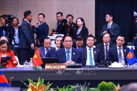 Le Premier ministre Pham Minh Chinh lors du 26e Sommet ASEAN-République de Corée à Kuala Lumpur, en Malaisie. Photo : VNA 