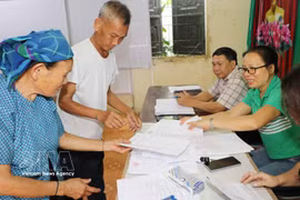 La politique de réorganisation des villages et hameaux est accueillie favorablement par les habitants à Lai Châu. Photo: VNA