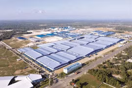 Un parc industriel à Dà Nang. La ville a approuvé une proposition d’investissement de VSIP pour le développement du parc industriel de Diên Tiên . Photo : Portail de Dà Nang 