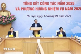 Le Premier ministre Pham Minh Chinh préside la réunion du Comité national de pilotage pour l’intégration internationale. Photo : VNA