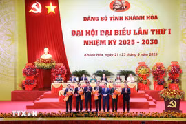 Une vision du premier Congrès de l’Organisation du Parti de la province de Khanh Hoa pour le mandat 2025-2030. Photo: VNA