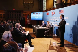Le président vietnamien Luong Cuong lors de l’événement, à New York. Photo : VNA