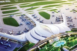 Image d'artiste de l'aéroport international de Long Thành