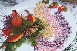 Un des plats royaux de Huê préparés par Tôn Nu Thi Hà, séduisant autant les Vietnamiens que les étrangers. Photo : TH