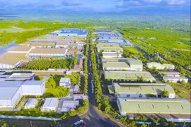Un coin du parc industriel élargi de Trà Da, dans la ville de Pleiku. Photo: baogialai.com.vn
