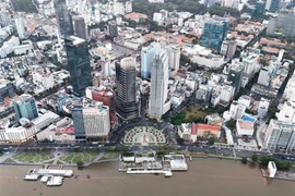 Espace du Centre financier international de Hô Chi Minh-Ville, dans le quartier de Bên Thành. 2026 revêt une importance particulière pour le secteur immobilier. Photo : VNA