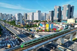La ligne de métro Cat Linh - Hà Dông à Hanoi. Photo: VNA