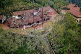 La pagode Hoa Yên, construite sous le règne des Ly (XIe siècle), est la pagode principale de Yên Tu. Photo: VNA