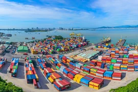 Le Vietnam accélère le développement de ports maritimes écologiques et durables pour consolider sa position dans le commerce maritime international. Photo: VNA